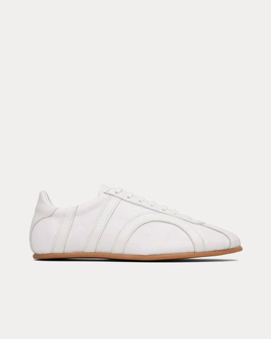 Toteme Canvas White Low Top Sneakers