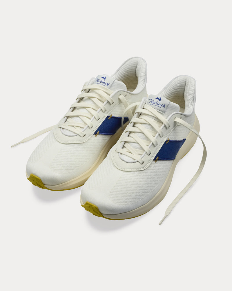 Tracksmith Eliot Runner Ivory / Royal Running Shoes - 3