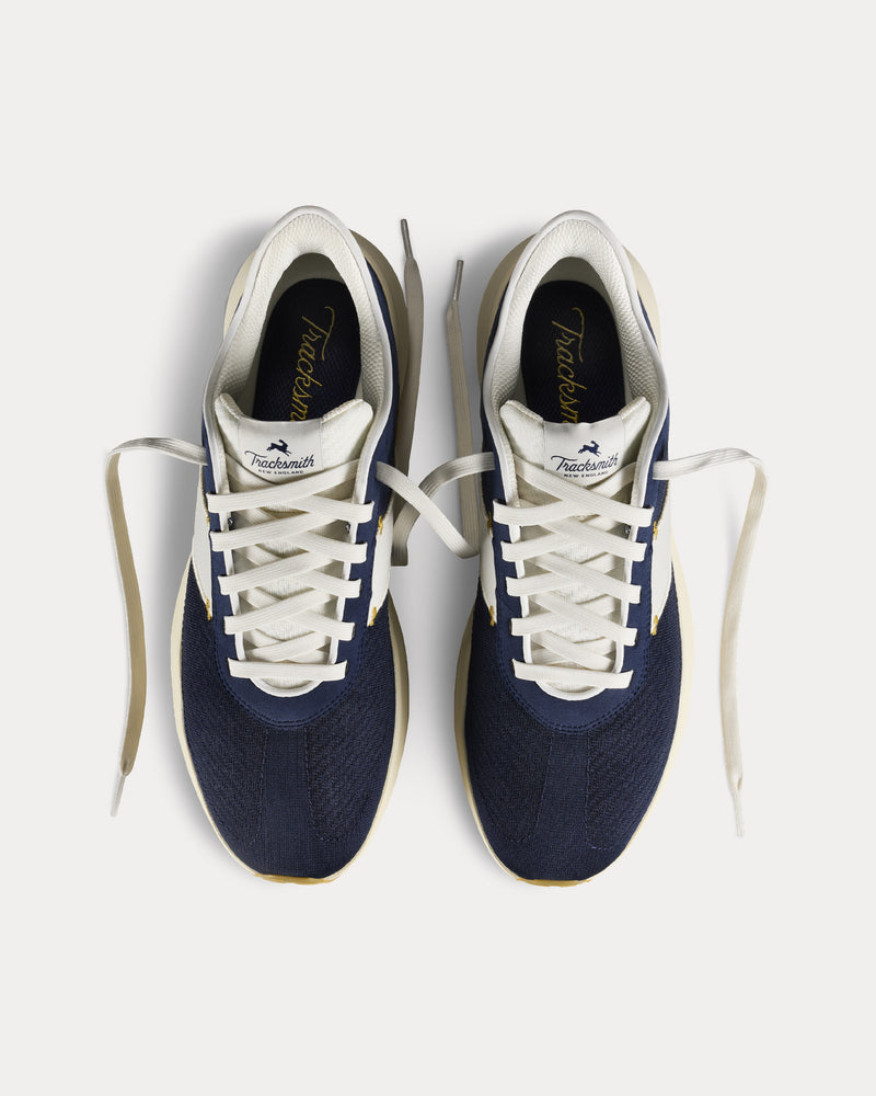 Tracksmith Eliot Runner Navy / White Running Shoes - 2