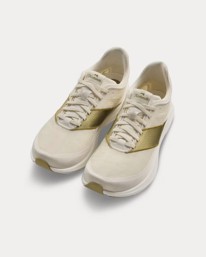 Tracksmith Eliot Racer Ivory / Gold Running Shoes - 2