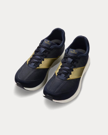 Tracksmith Eliot Racer Navy / Gold Running Shoes - 2
