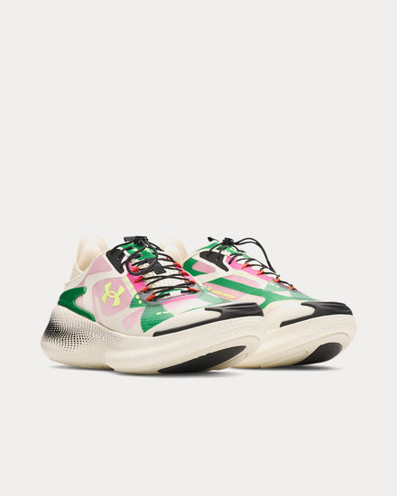 Under Armour UA Echo Ivory Dune / Virtual Pink Running Shoes - 3