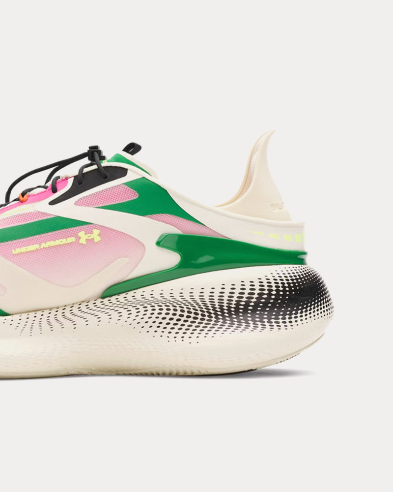 Under Armour UA Echo Ivory Dune / Virtual Pink Running Shoes - 4