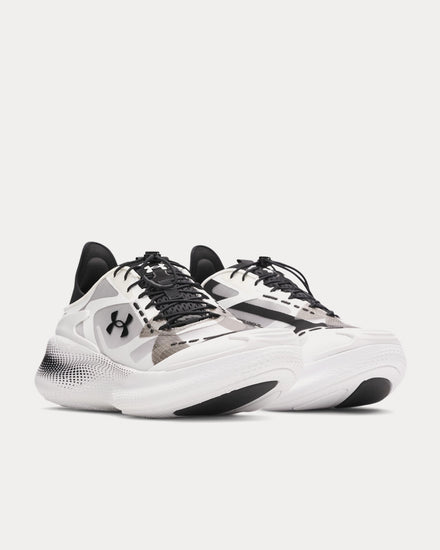 Under Armour UA Echo White / Black Running Shoes - 3