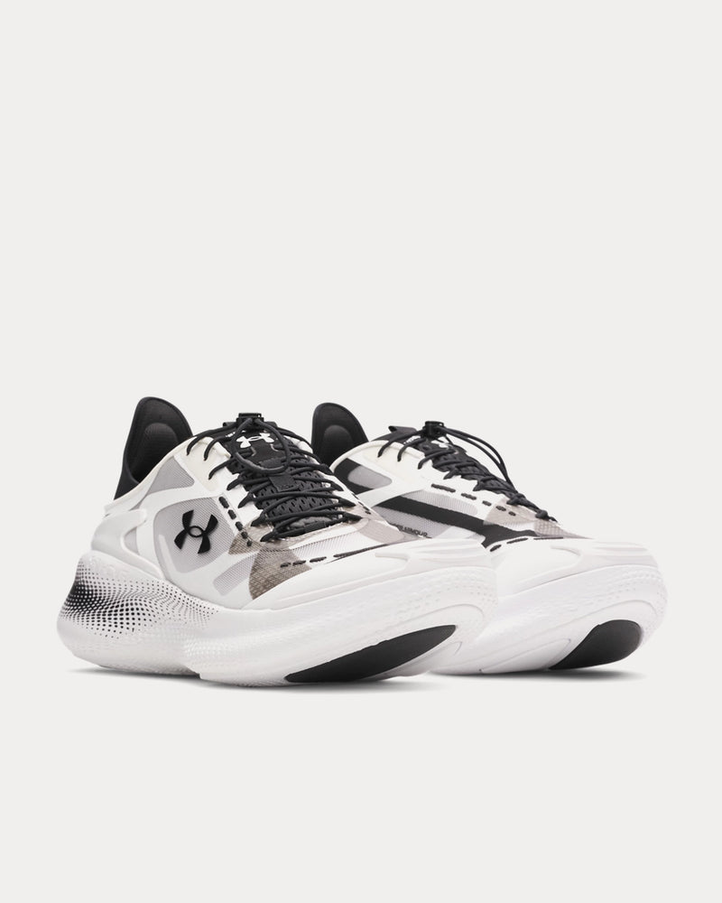 Under Armour UA Echo White / Black Running Shoes - 3
