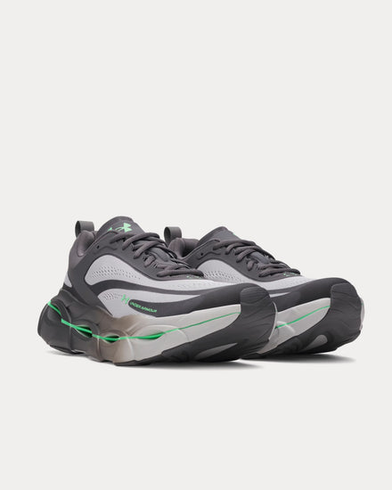Under Armour UA Halo Racer Mod Gray / Castlerock / Vapor Green Running Shoes - 3