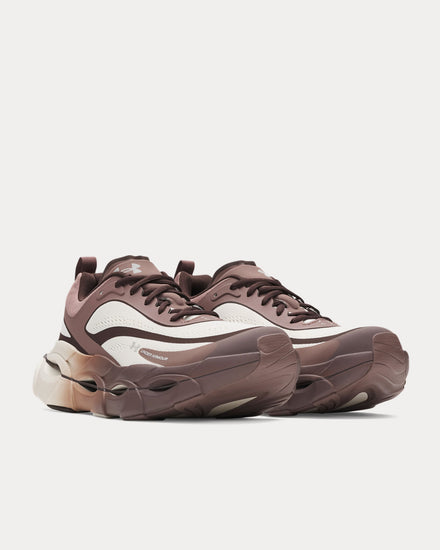 Under Armour UA Halo Racer Summit White / Kona Brown / Sierra Taupe Running Shoes - 3
