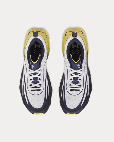 Under Armour UA Halo Racer Washed Navy / Yellow Shade / Distant Gray Running Shoes - 2