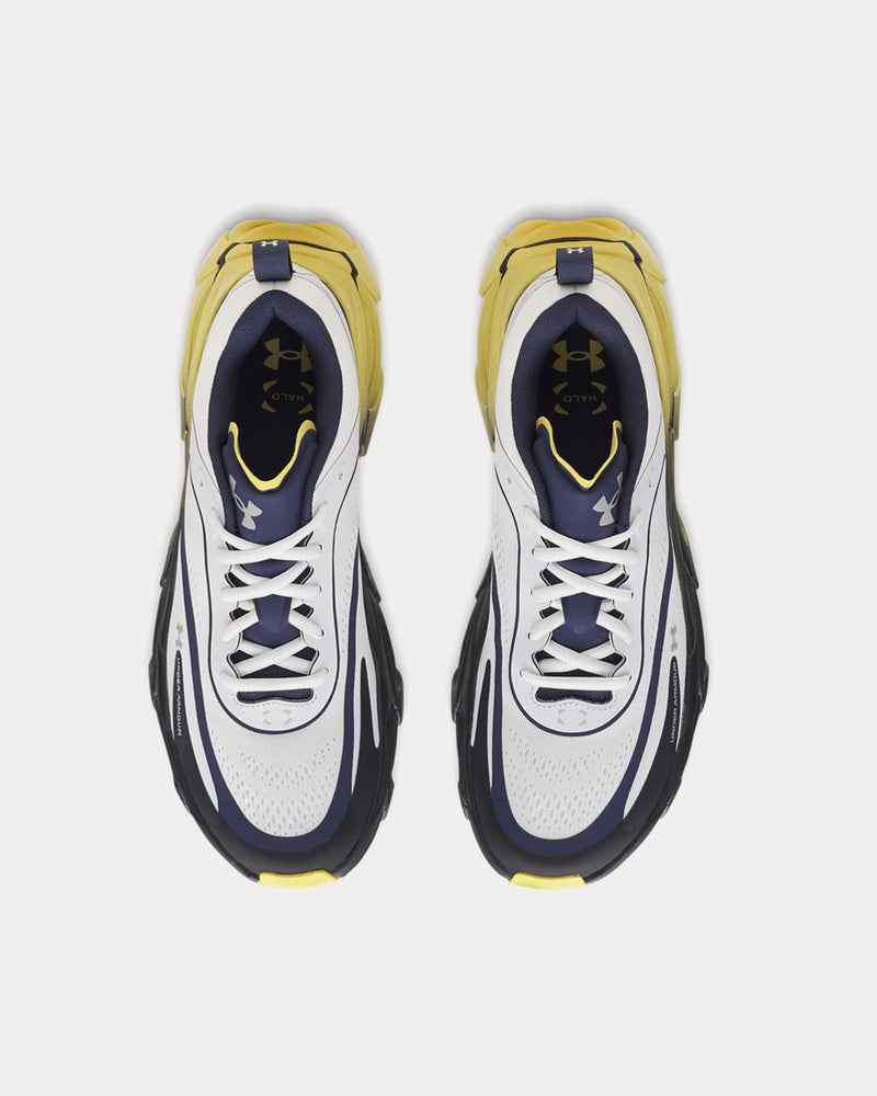 Under Armour UA Halo Racer Washed Navy / Yellow Shade / Distant Gray Running Shoes - 2