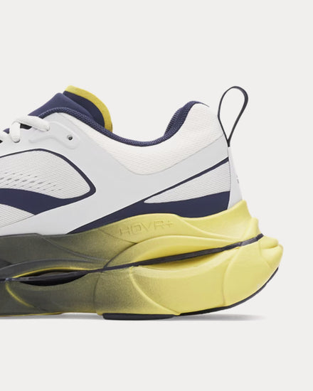 Under Armour UA Halo Racer Washed Navy / Yellow Shade / Distant Gray Running Shoes - 4