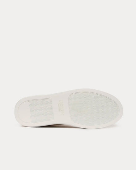 Unseen Footwear Helier Leather & Suede Beige / Bone Low Top Sneakers - 4