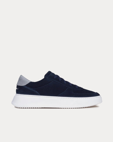 Unseen Footwear Marais Suede Navy / Grey Low Top Sneakers