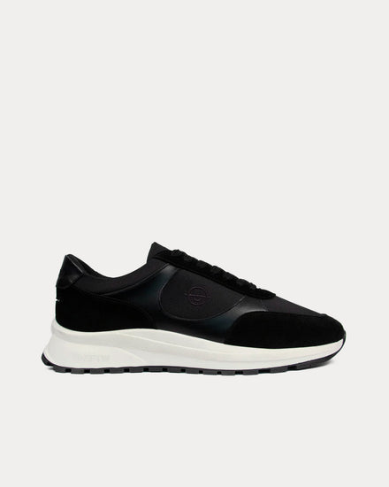 Unseen Footwear Plemont Leather & Suede Black / White Low Top Sneakers - 1