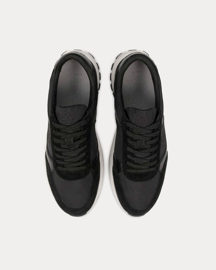Unseen Footwear Plemont Leather & Suede Black / White Low Top Sneakers - 2