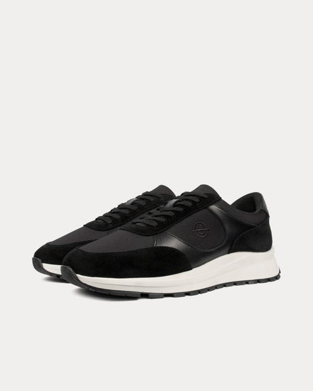 Unseen Footwear Plemont Leather & Suede Black / White Low Top Sneakers - 3