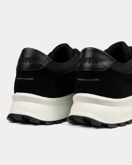 Unseen Footwear Plemont Leather & Suede Black / White Low Top Sneakers - 5