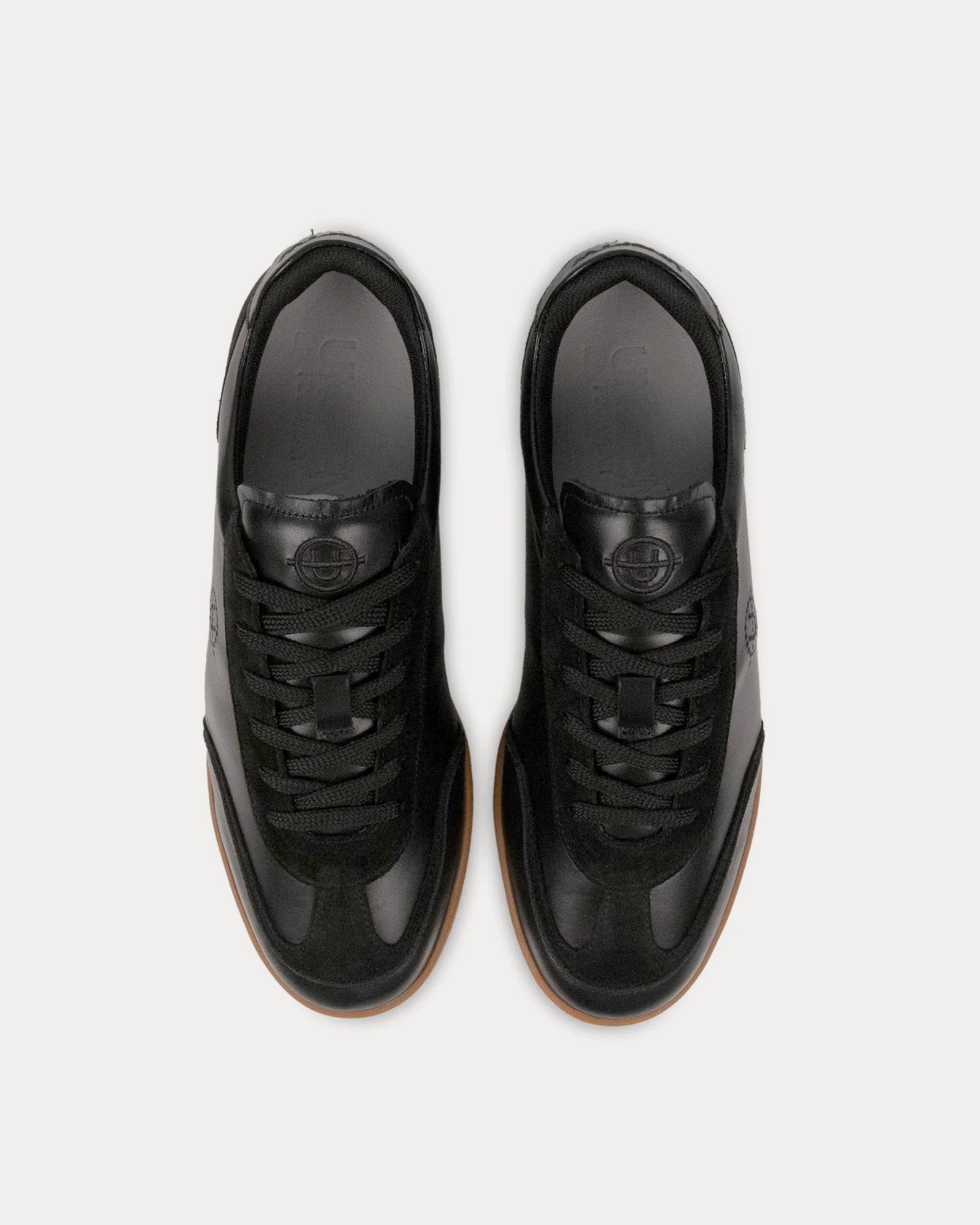 Unseen Footwear - Portelet Leather Black / Gum Low Top Sneakers