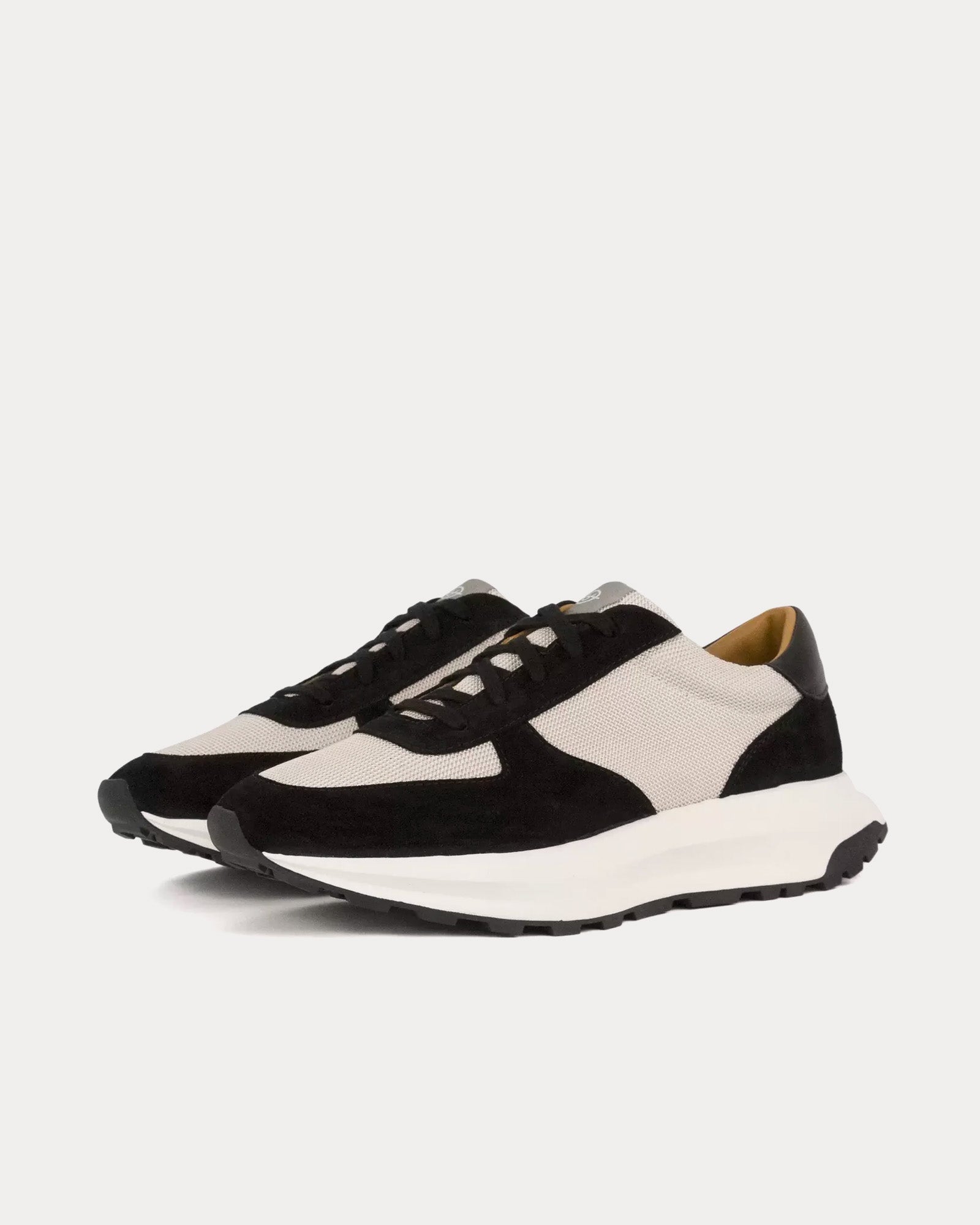 Unseen Footwear - Trinity Luxe Suede Black / White Low Top Sneakers