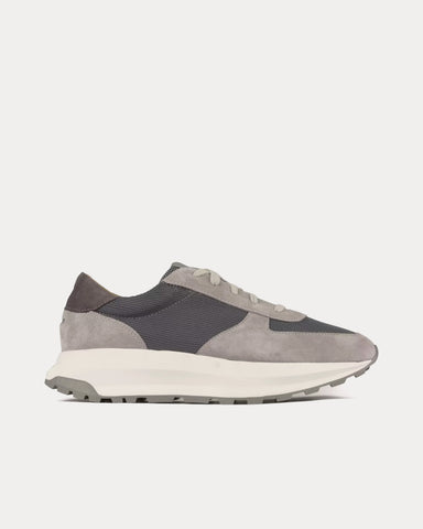 Unseen Footwear Trinity Luxe Suede Charcoal Grey / White Low Top Sneakers