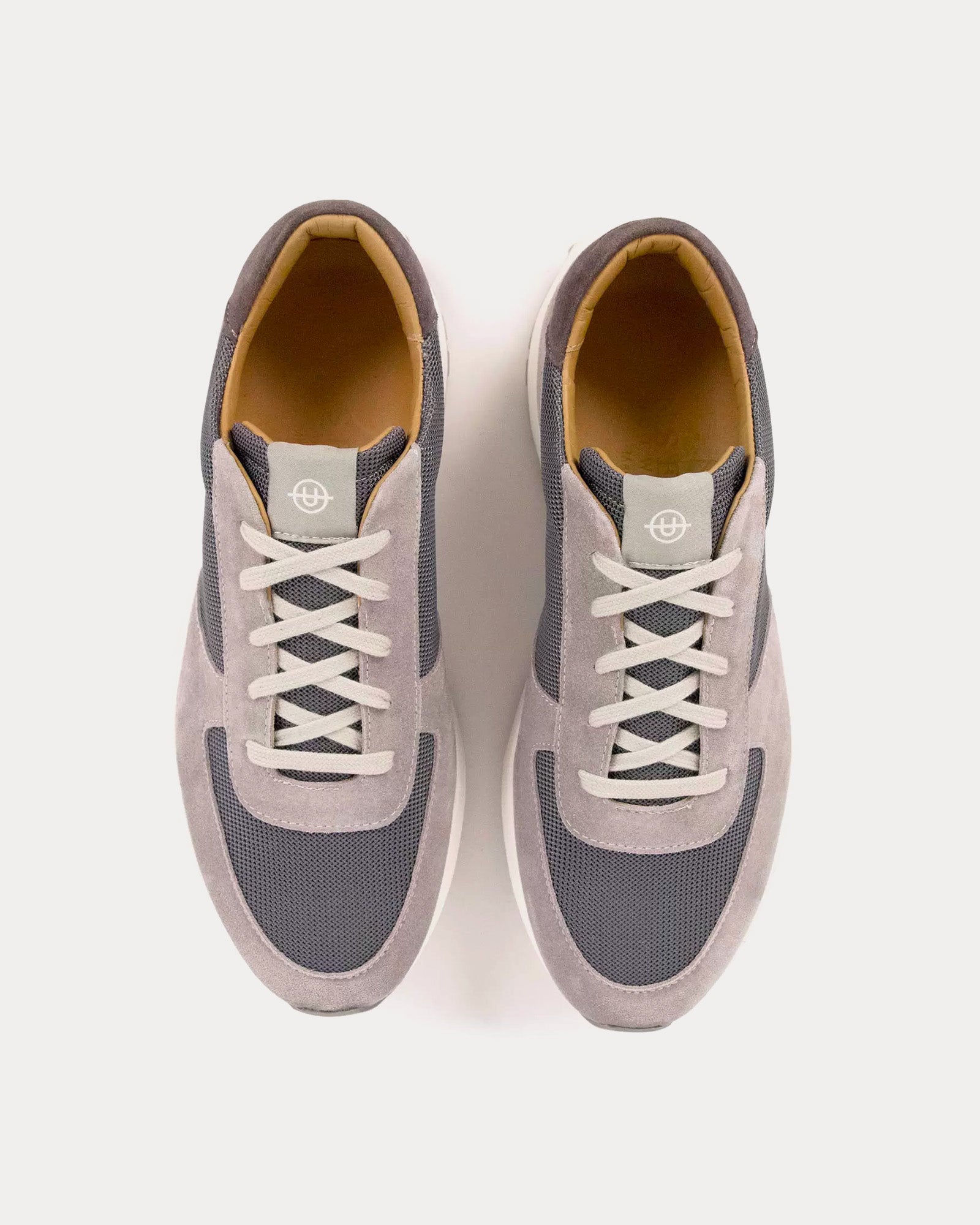 Unseen Footwear - Trinity Luxe Suede Charcoal Grey / White Low Top Sneakers