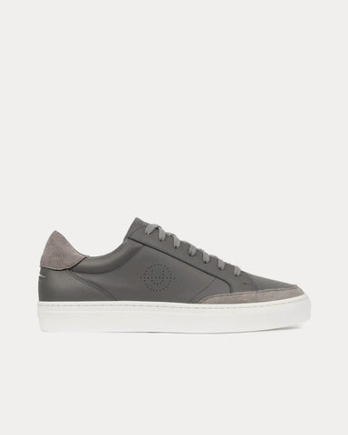 Unseen Footwear Helier Leather & Suede Grey / White Low Top Sneakers