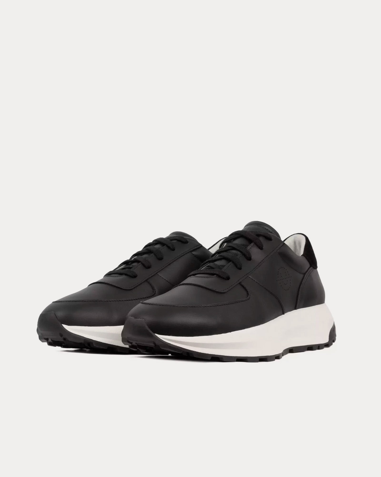 Unseen Footwear - Trinity Leather & Suede Black / White Low Top Sneakers
