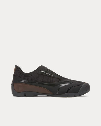 Untitlab Swift Trek Cocoa Black Slip On Sneakers