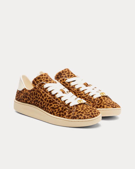 Valentino Royco with Calf-Hair Leopard Low Top Sneakers - 2