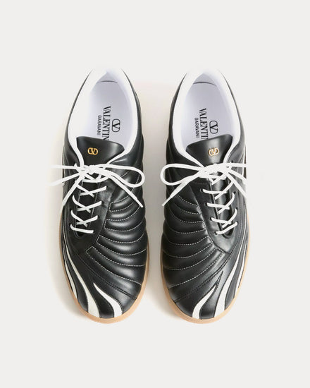 Valentino Kicky Nappa Black Low Top Sneakers - 2