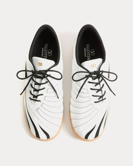Valentino Kicky Nappa White Low Top Sneakers - 2
