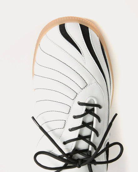 Valentino Kicky Nappa White Low Top Sneakers - 5