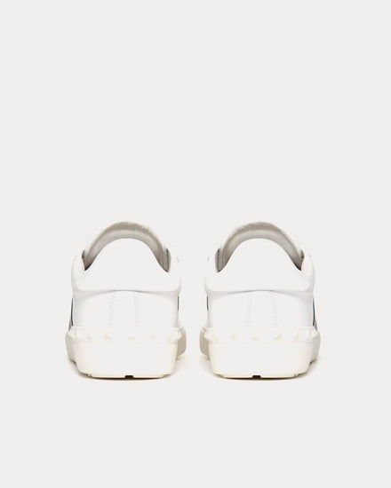 Valentino Open Calfskin White / Black Low Top Sneakers - 4