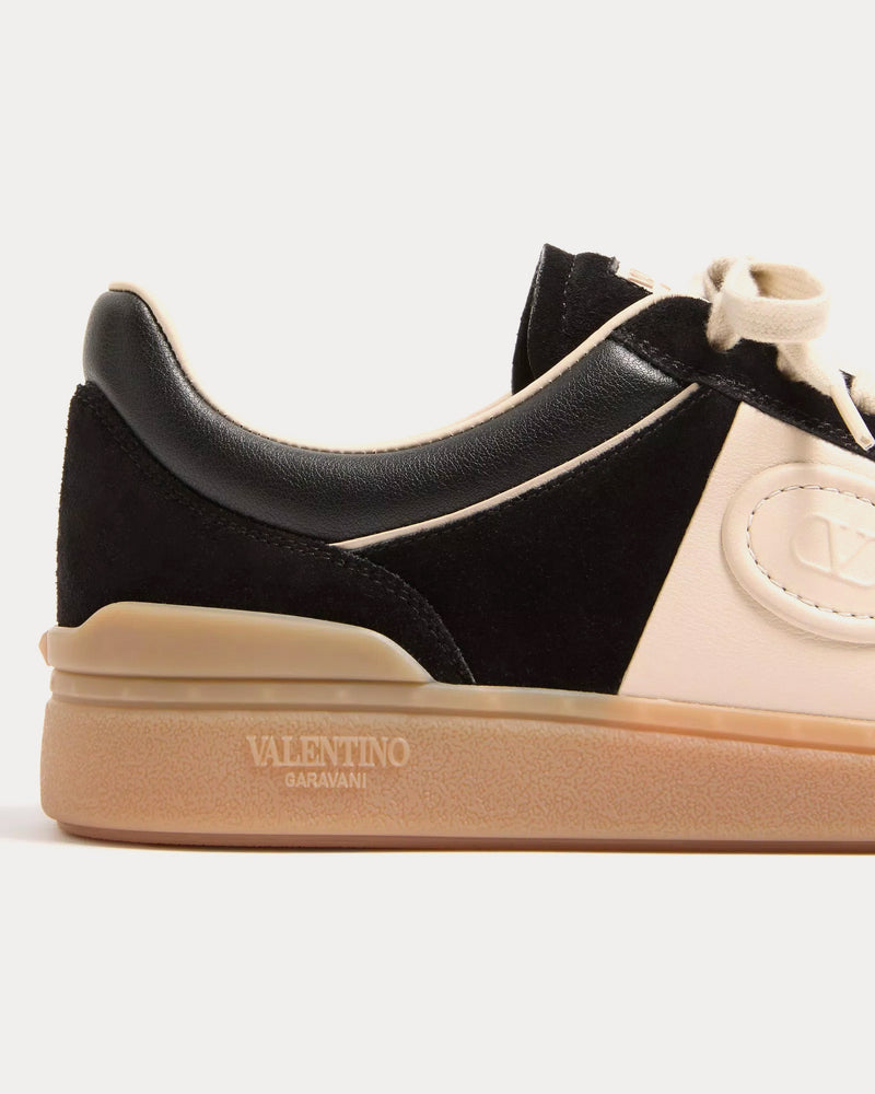 Valentino Upvillage Split Leather Black Low Top Sneakers - 5