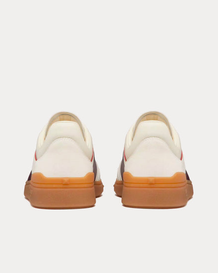 Valentino Upvillage Leather Ivory / Wine / Mint / Amber Low Top Sneakers - 3