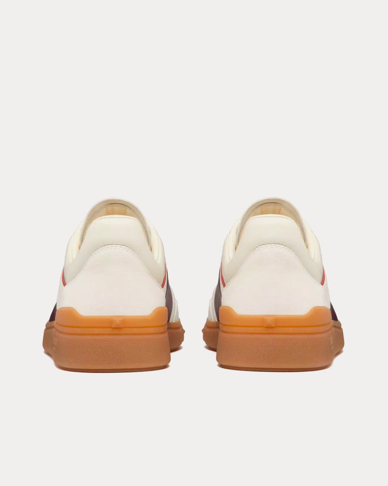 Valentino Upvillage Leather Ivory / Wine / Mint / Amber Low Top Sneakers - 3