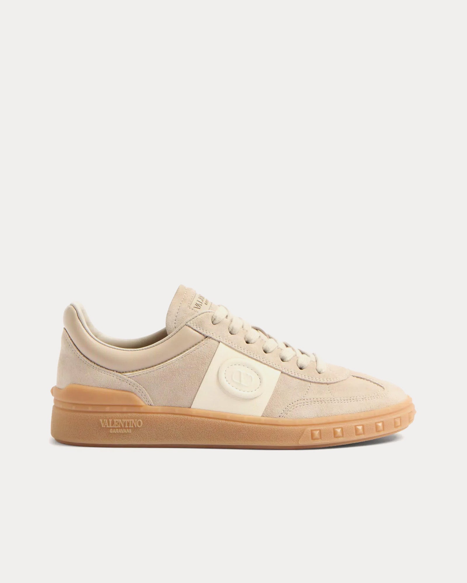 Valentino Women's Upvillage Crosta Beige / Ivory Low Top Sneakers