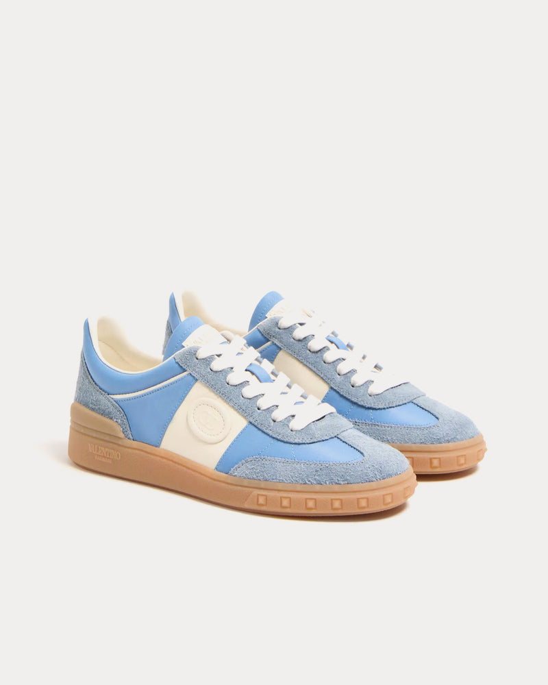 Valentino Upvillage Crosta Grey / Azure Low Top Sneakers - 3
