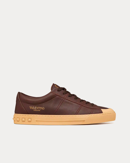 Valentino Cityplanet Calfskin Fondant Low Top Sneakers - 1