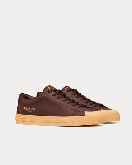 Valentino Cityplanet Calfskin Fondant Low Top Sneakers - 3