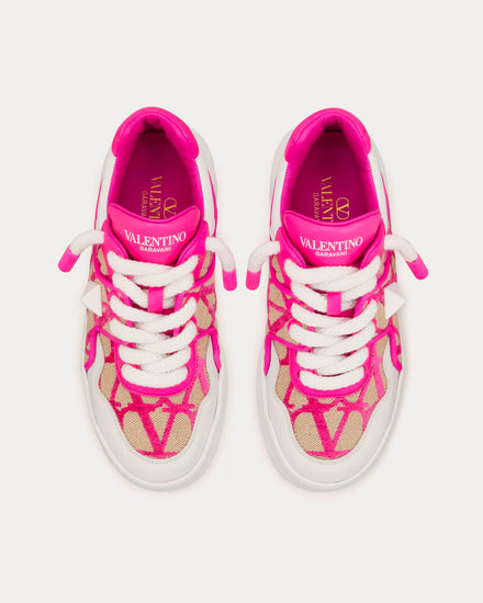 Valentino Women's One Stud XL Nappa Leather & Toile