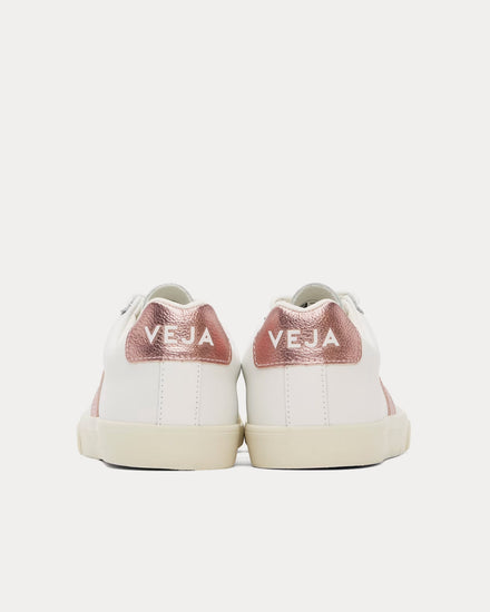 Veja Esplar Leather White / Nacre Low Top Sneakers - 3