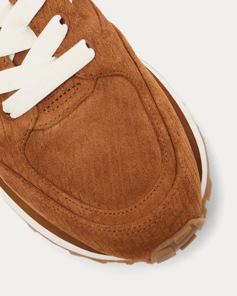 Veronica Beard Valentina Corduroy Hazelwood Brown Low Top Sneakers - 4