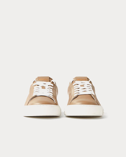 Versace Greca Leather Beige Low Top Sneakers - 3