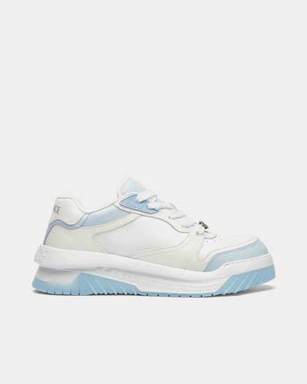 Versace Odissea Leather Blue / White Low Top Sneakers - 1