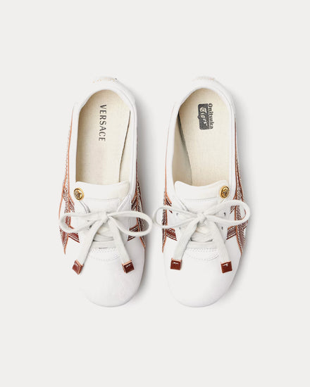 Versace x Onitsuka Tiger TAI-CHI Sakura Nappa Brown / White Low Top Sneakers - 2