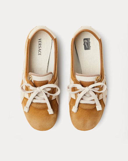 Versace x Onitsuka Tiger TAI-CHI Sakura Suede Brown Low Top Sneakers - 2