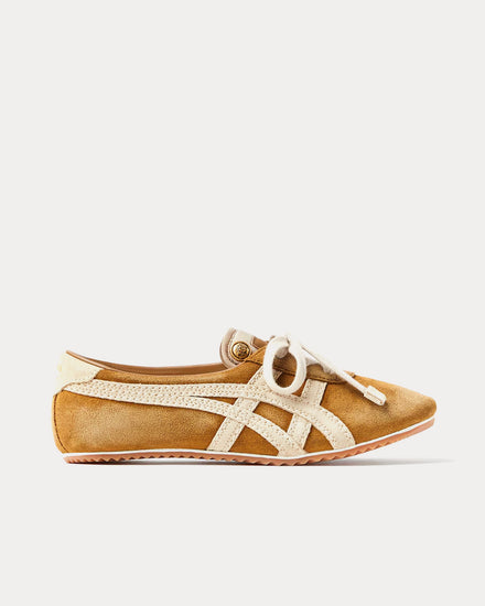 Versace x Onitsuka Tiger TAI-CHI Sakura Suede Brown Low Top Sneakers - 1