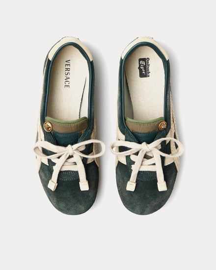 Versace x Onitsuka Tiger TAI-CHI Sakura Suede Green Low Top Sneakers - 2