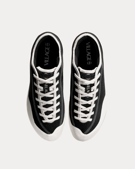 Village PM 1:30PM Black / Whisper White Low Top Sneakers - 2