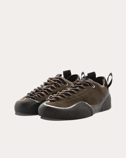 Village PM 1PM Suede Chocolate Low Top Sneakers - 2